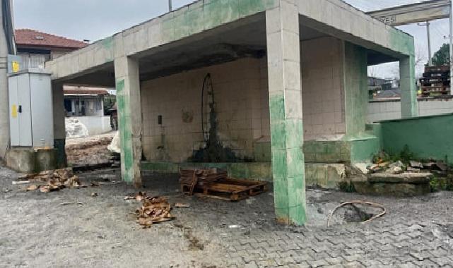 Büyükşehir, Biberoğlu Mahallesi’ndeki çeşmeyi onardı