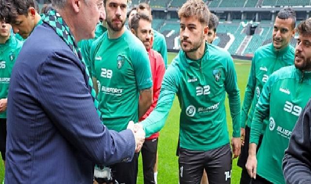 Başkan Büyükakın’dan Kocaelispor’a moral ziyareti