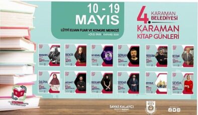 Karaman Belediyesi’nin geleneksel hale getirdiği Kitap Günleri, 10-19 Mayıs tarihlerinde yapılacak