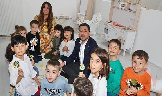 Nevşehir Belediye Başkanı Rasim Arı, çocuklar için özel olarak tasarlanan bir kafeterya ve eğlence merkezinin açılışını gerçekleştirdi