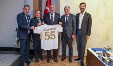 Samsunspor’dan Başkan İbrahim Sandıkçı’ya Ziyaret