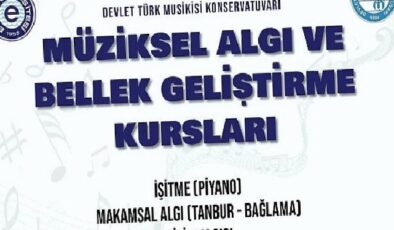 EÜ’den “Müziksel Algı ve Bellek Geliştirme Kursları”