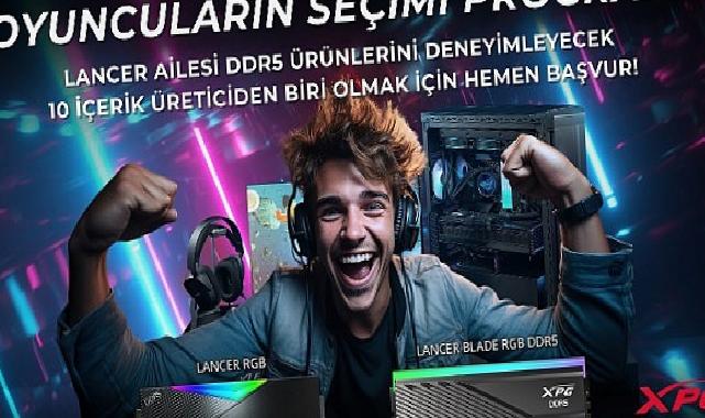 XPG, İçerik Üreticilerini LANCER RGB DDR5 Bellek Modülünü Deneyimlemeye Davet Ediyor